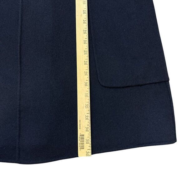 Jil Sander Cashmere Coat Jacket Reversible Italy Minimalist Quiet Luxury Sz 36 - Picture 13 of 16